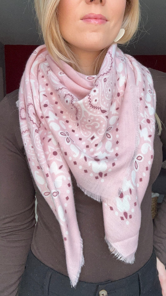 FOULARD LOUNA ROSE
