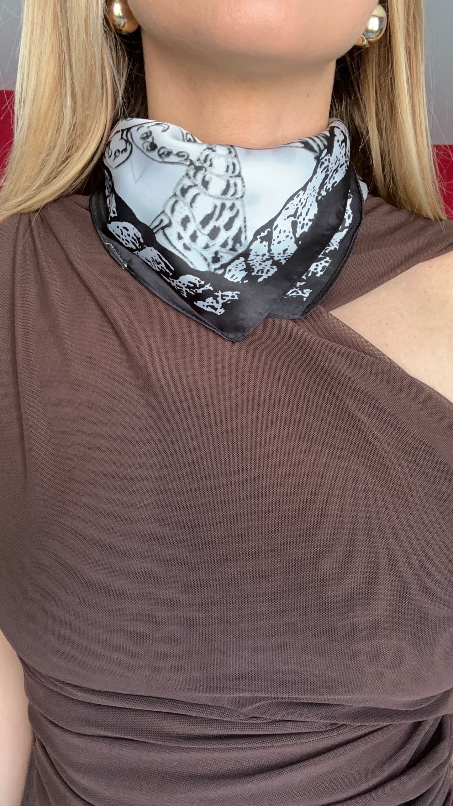 FOULARD CALYPSO NOIR
