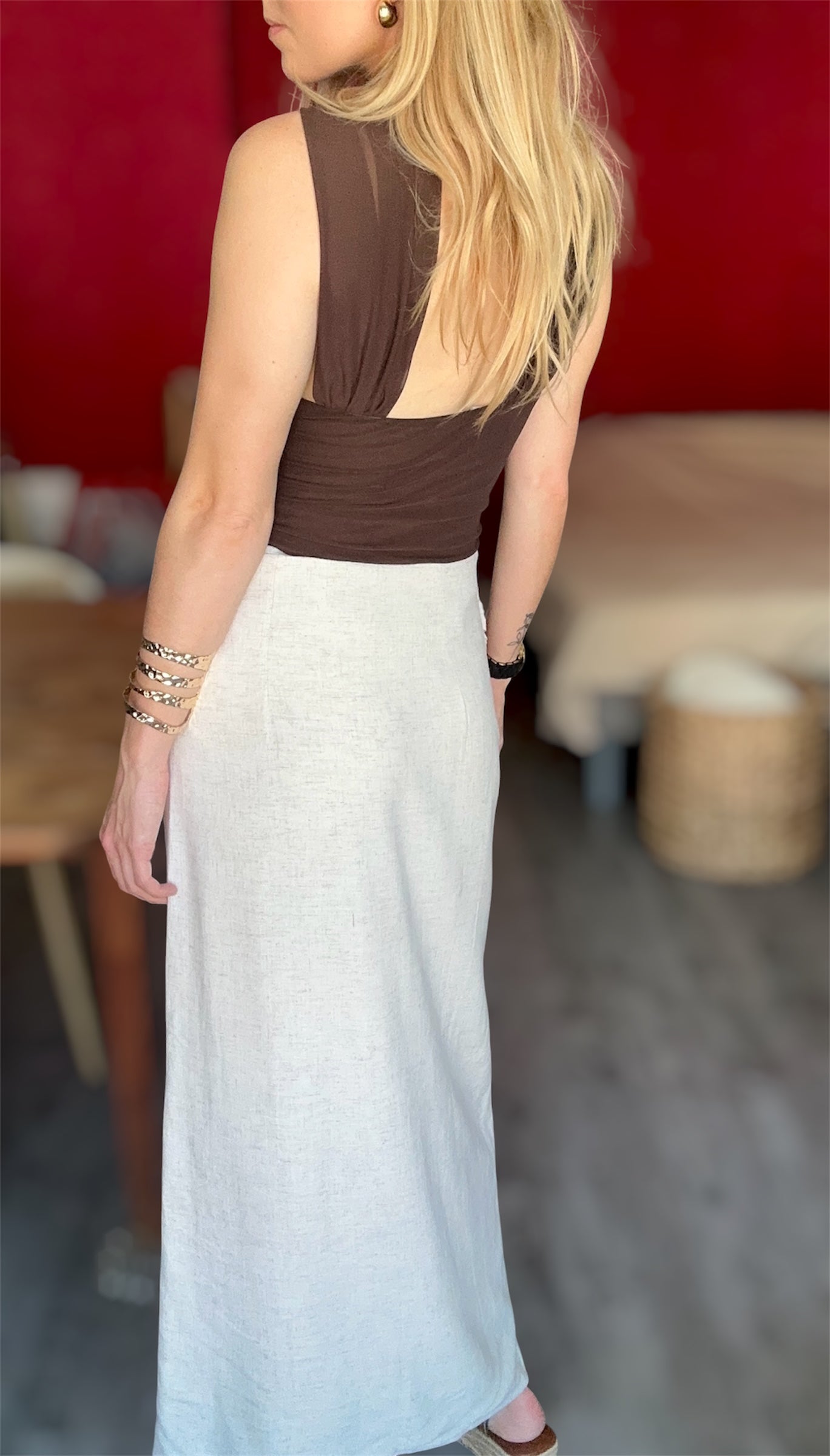 JUPE KAIA BEIGE