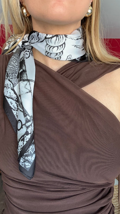 FOULARD CALYPSO NOIR