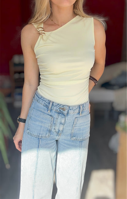 TOP ARIA JAUNE