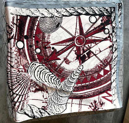 FOULARD CALYPSO GRIS