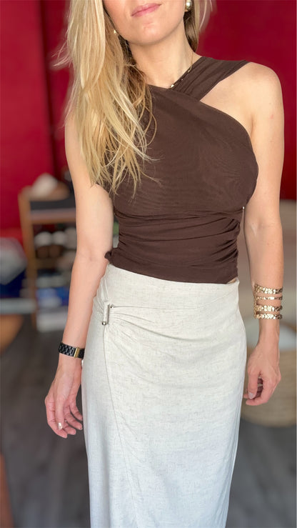JUPE KAIA BEIGE