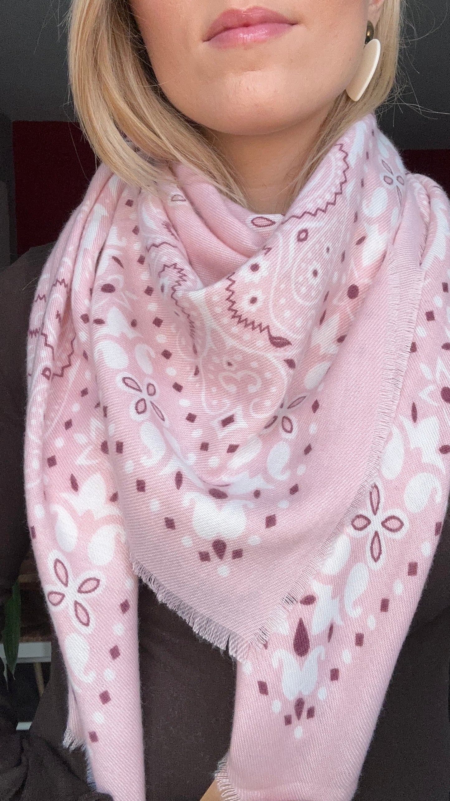 FOULARD LOUNA ROSE