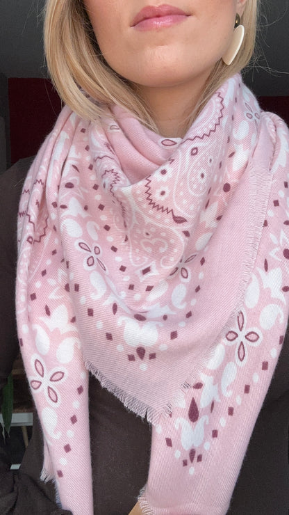 FOULARD LOUNA ROSE
